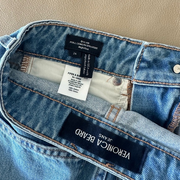 Veronica Beard Blue Cropped Ankle Jeans - Picture 6 of 8